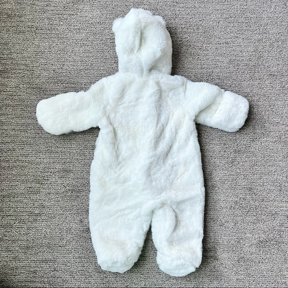 NWT Jessica Simpson Faux Fur Baby Snowsuit - Picture 5 of 12